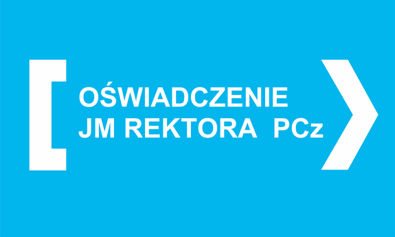 Oświadczenie JM Rektora PCz