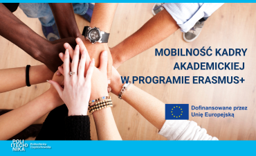 Mobilność kadry akademickiej w programie Erasmus+ – rekrutacja na semestr zimowy 2026/2027