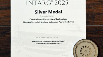 Medal Srebrny INTARG oraz dyplom