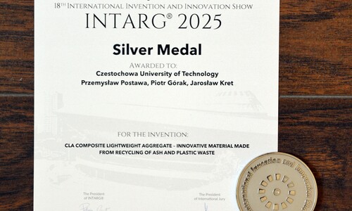 Medal Srebrny INTARG oraz dyplom