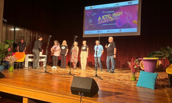 Grupa  teatralna UTW PCz Pod PoliBudą. 