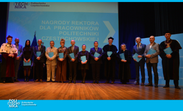 Uroczystość wręczenia nagród i odznaczeń na Politechnice Częstochowskiej (PL/EN)