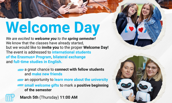 Invitation for Welcome Day (PL/EN)
