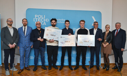 Podczas spotkania ogłoszone zostały również wyniki ogólnopolskiego konkursu na projekt graficzny pojazdu/bolidu Politechniki Częstochowskiej, który będzie jednocześnie elementem wspierającym działania promujące Uczelni. 