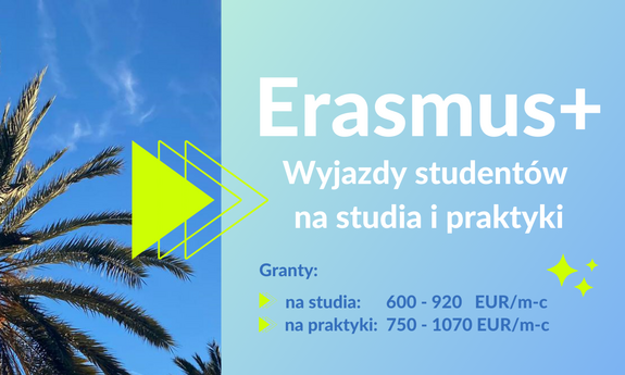 ERASMUS+ Wyjazdy studentów na studia i praktyki