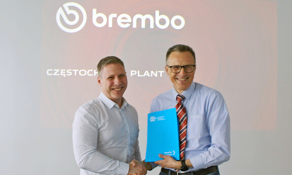 Podpisanie umowy o współpracy z BREMBO