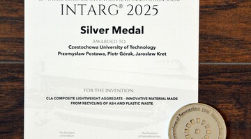 Medal Srebrny INTARG oraz dyplom