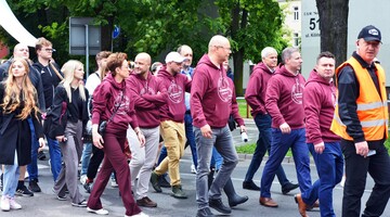Uczestnicy Korowodu studenckiego w ramach Juwenaliów 2025