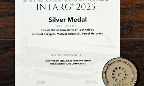 Medal Srebrny INTARG oraz dyplom