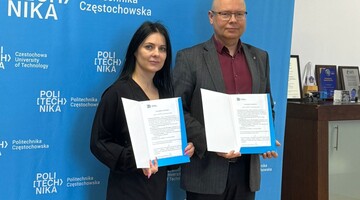 Porozumienie o współpracy pomiędzy Politechniką Częstochowską a Liceum Ogólnokształcącym w Koziegłowach