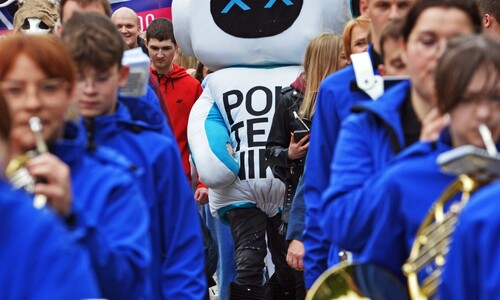 Uczestnicy Korowodu studenckiego w ramach Juwenaliów 2025