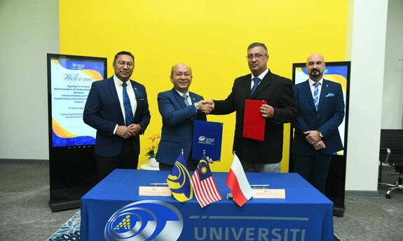 Podpisanie umowy z Universiti Malaysia Perlis (PL/EN)