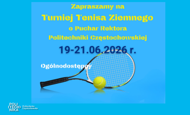Turniej tenisa ziemnego o puchar JM Rektora PCz