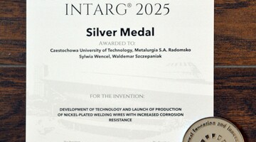 Medal Srebrny INTARG oraz dyplom