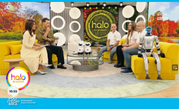 Robot z Politechniki Częstochowskiej w programie „halo tu Polsat”! (PL/EN)