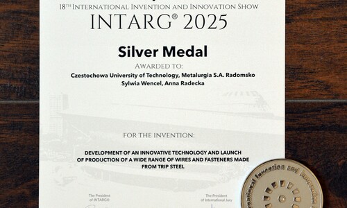 Medal Srebrny INTARG oraz dyplom