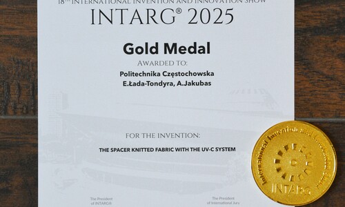 Medal Złoty INTARG oraz dyplom