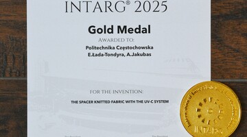 Medal Złoty INTARG oraz dyplom
