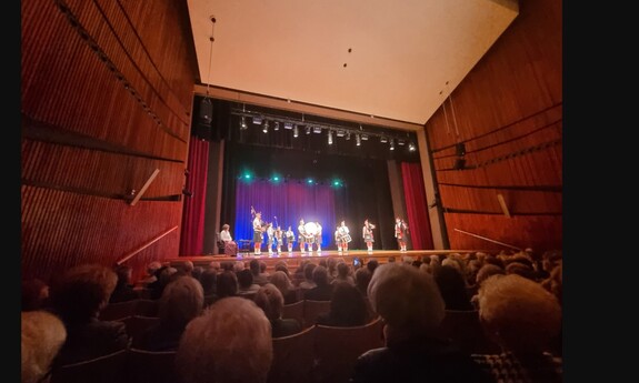 Wykład w Filharmonii w Częstochowie. .Zespół Pipes  and Drums