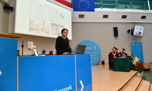 Inauguracja Roku Akademickiego. Wykład inauguracyjny, prowadzony przez prof. Annę Derlatkę.